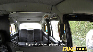 Fake Taxi - Candi Kayne a taxis fenekét nyalja