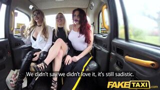 Fake Taxi - Leszbi milfek a hátsó ülésen