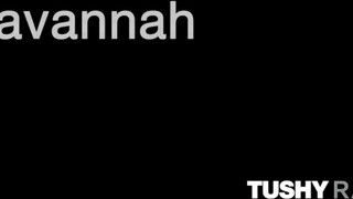 TUSHYRAW - Savannah Bond análjába néger pélót tolnak