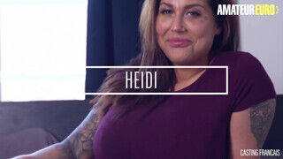 CastingFrancais - Heidi Van Horny a bűbájos csöcsös gádzsi