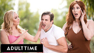 ADULT TIME - Lauren Phillips és Kit Mercer megosztják a hímvesszőt