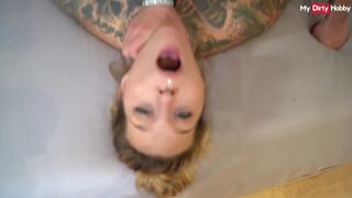 Könyörtelen német amatőr milf cumizza a gigászi fasznak